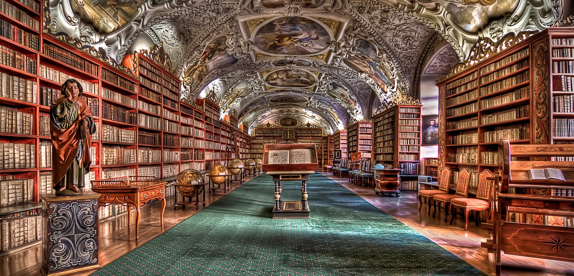 Knižnica v Prahe
