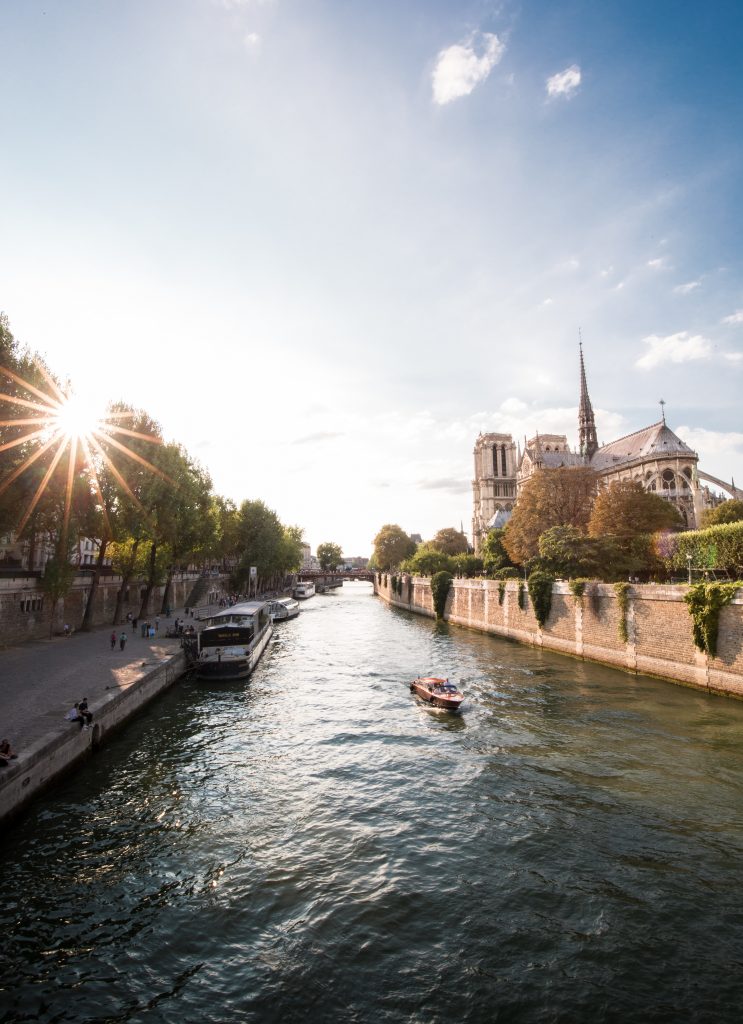 Notre-Dame Paríž rieka