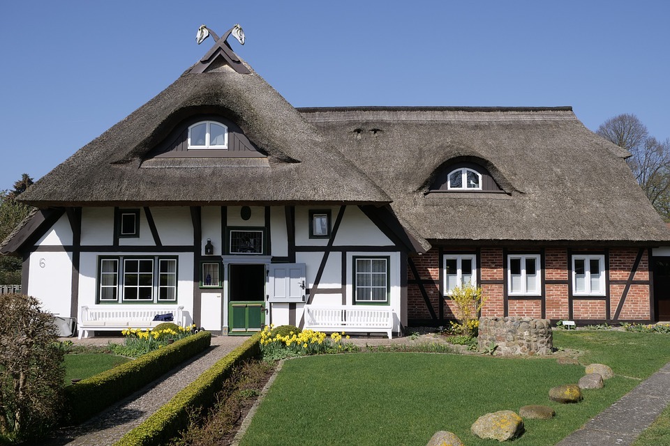 dedinský dom s vikiermi 