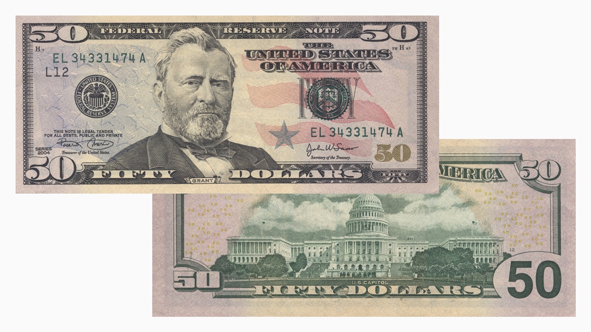 50 dolárová bankovka