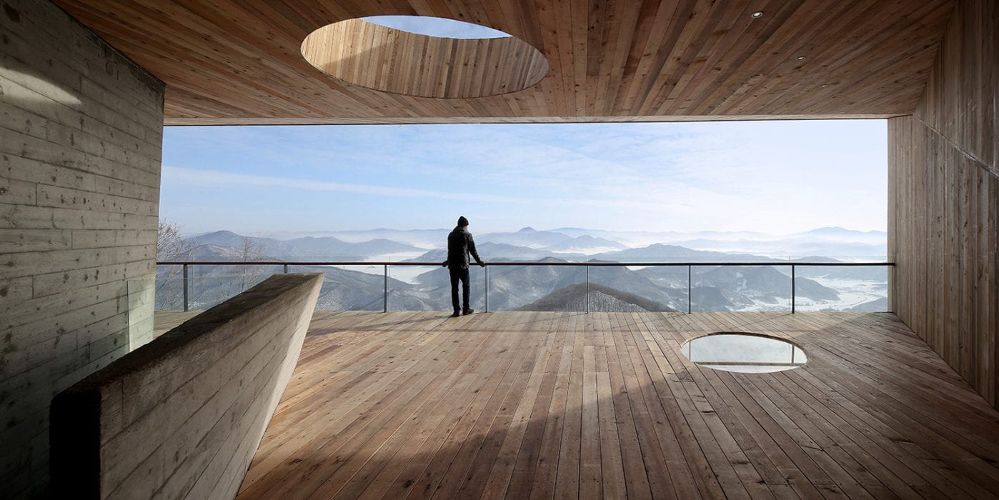 Architektonický skvost pri čínskom jazere Songhua