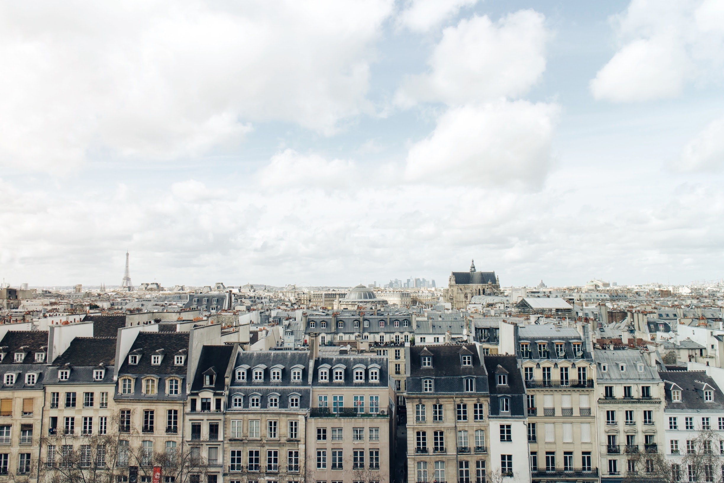 Paríž pohľad na mesto